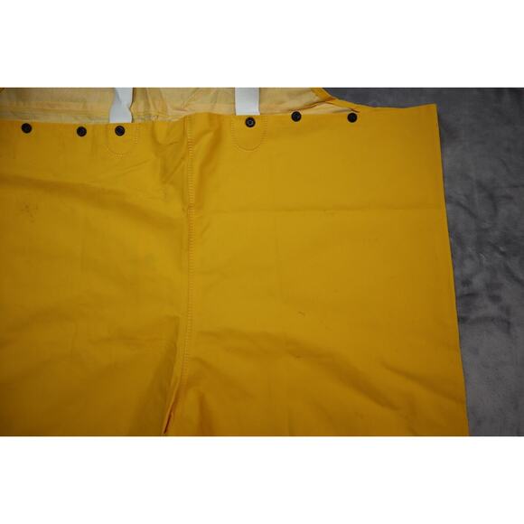 Neese Overall Pants Mens XL Yellow Workwear Waterproof Deluxe Rain Overalls - Picture 16 of 16